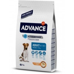 Alimentation pour chiens ADVANCE MINI POULET ADULTE et riz 3 kg ADVANCE - 1