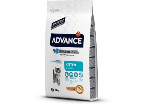 ADVANCE CAT KITTEN kitten feed with chicken and rice, 10kg sack ADVANCE - 1