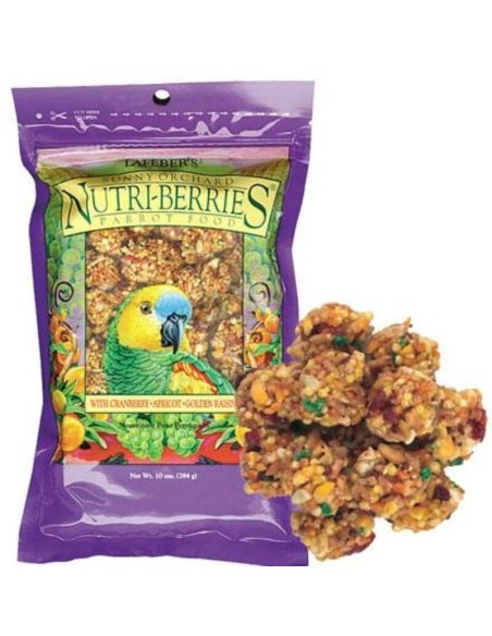 alimento para aves NUTRI BERRIES HUERTO SOLEADO especial para loros 284 gr Harrison - 1