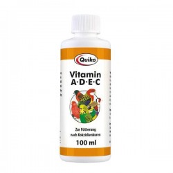 complejo vitaminico QUIKO ADEC para todo tipo de aves 100 ml Quiko - 1