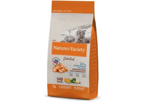 sterilized cat feed NATURES VARIETY ORIGINAL with salmon, 1.25 kg NATURES VARIETY - 1