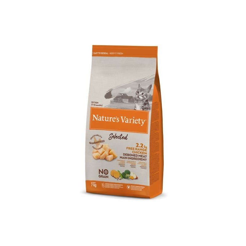 kitten feed NATURES VARIETY SELECTED KITTEN with chicken 1.25 kg NATURES VARIETY - 1