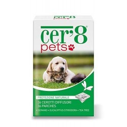 parches repelentes de insectos para mascotas CER 8 PETS, 24 unidades COMPLEMENTOS PARA AVES - 1