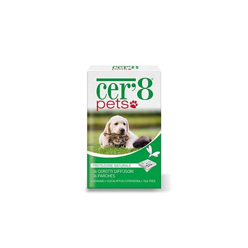patchs insectifuges pour animaux de compagnie CER 8 PETS, 24 unités COMPLEMENTOS PARA AVES - 1