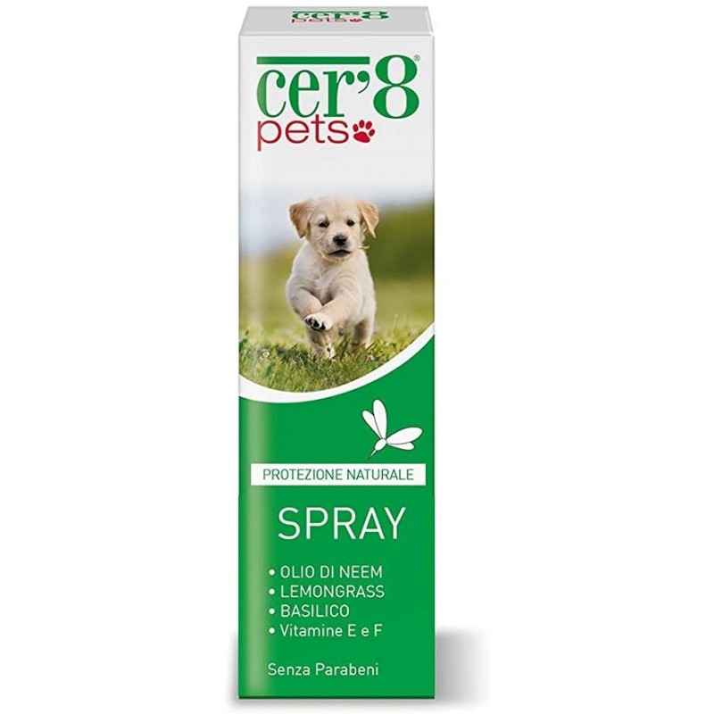 mosquito repellent spray for pets CER 8 PETS 100 ml COMPLEMENTOS PARA AVES - 1