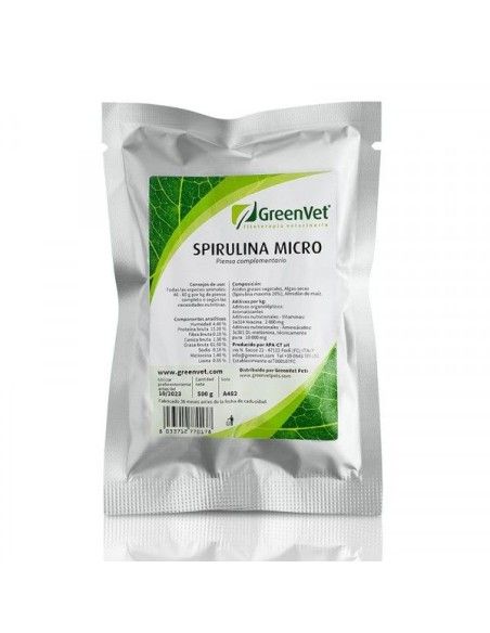 Spirulina MICRO GREENVET microencapsulado, para aves 100 gr GREENVET - 1