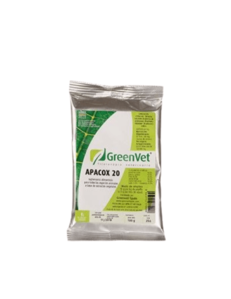 supplement APACOX 20 GREENVET natural against cocidia, powder 100 gr GREENVET - 1