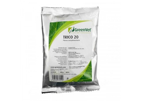 TRICO 20 GREENVET en poudre, coadyudante contre les trichomones, 100 gr GREENVET - 1