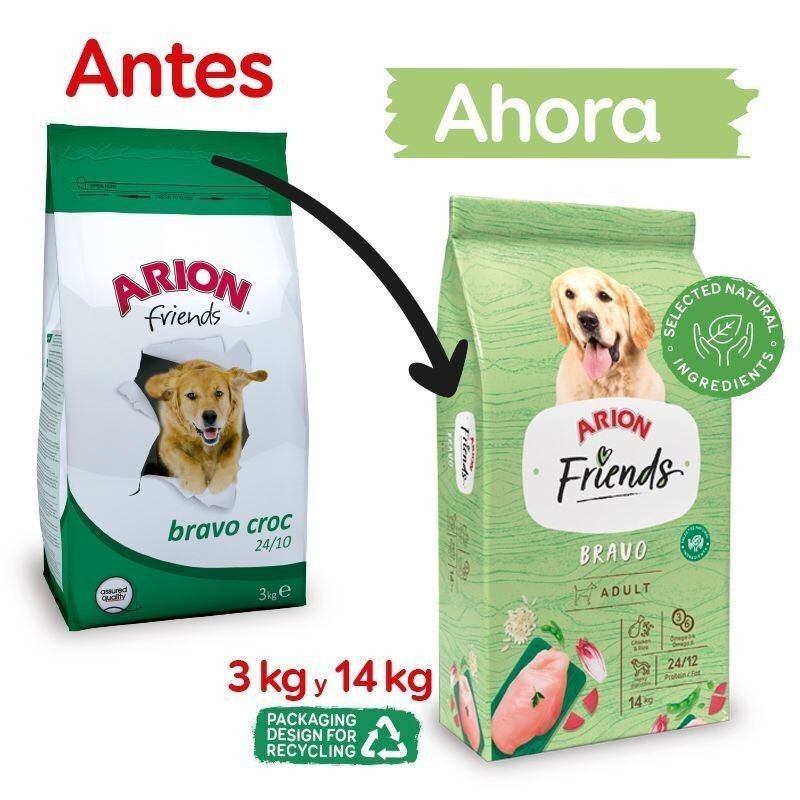 dog food ARION Friends Bravo Croc for dogs 3 kg ARION - 1
