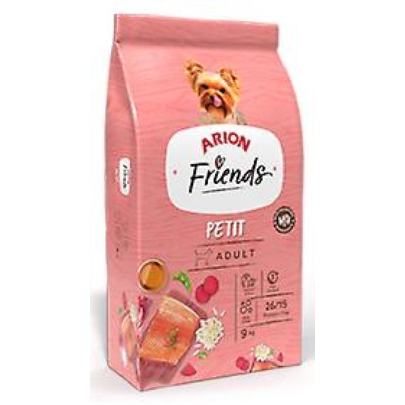 Feed for small breed dog ARION friends petit 9 kg ARION - 1