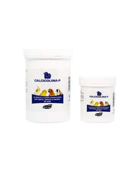 vitamin compound rich in calcium and lecithin for birds CALCICOLINA LATAC POWDER 125 gr Latac - 1