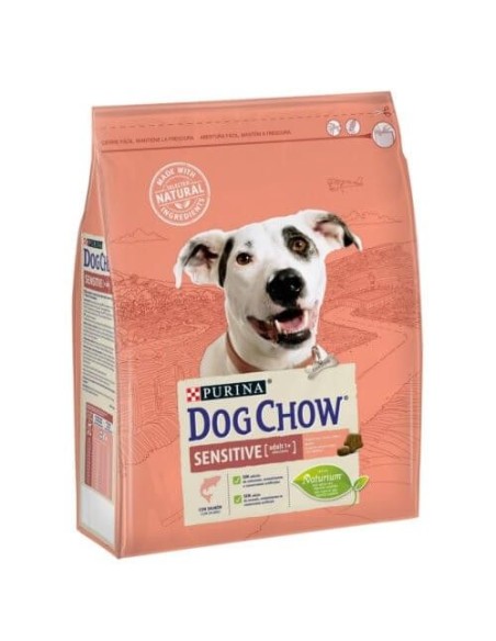 Croquettes de saumon Dog Chow Sensitive 14 kg Purina - 1