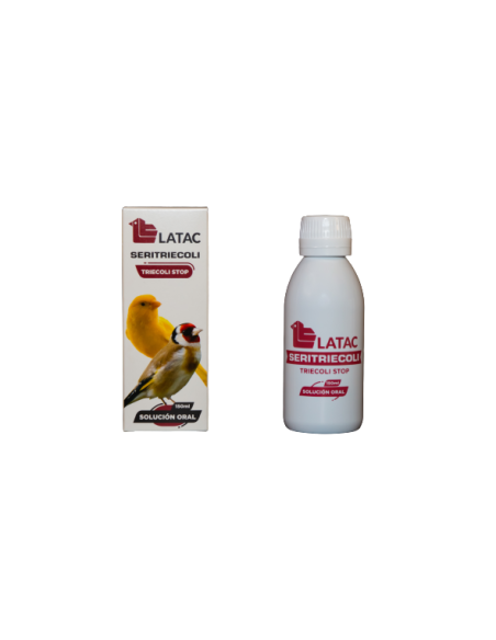 preparado anti tricomonas LATAC SERITRIECOLI TRIECOLI STOP 150 ml, para aves Latac - 1