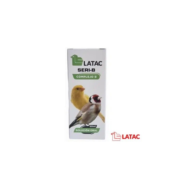 complejo vitamínico SERI B LATAC 60 ml para aves Latac - 1