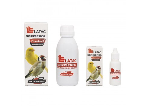 Vitamin E + Selenium SERISEROL LATAC for liquid birds 20 ml Latac - 2