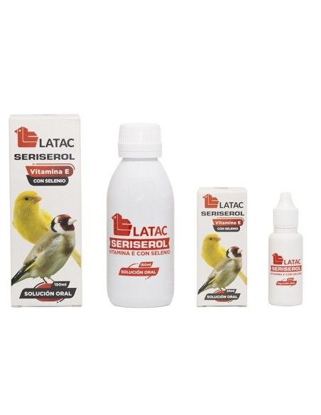 Vitamin E + Selenium SERISEROL LATAC for liquid birds 20 ml Latac - 2