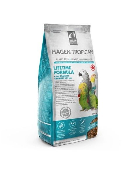 pienso para loros HAGEN TROPICAN LIFETIME FORMULA 1.8 kg