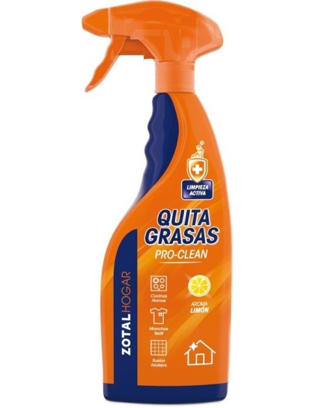 quitagrasas multiusos PRO CLEAN zotal, aroma de limón 750 ml