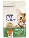 Pienso Cat Chow con pavo para gatos esterilizados, 3 kg