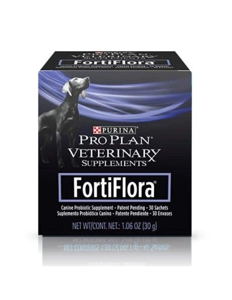 probiotiques intestinaux pour chien FORTIFLORA PURINA PRO PLAN 30 X 1 gr