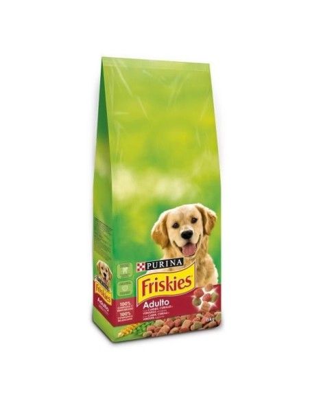 FRISKIES VIANDE ET LÉGUMES POUR CHIENS ADULTES 15KG