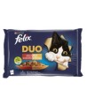 PURINA® FELIX® DUO Festín de Sabores en Gelatina pack surtido sobres 4x85g