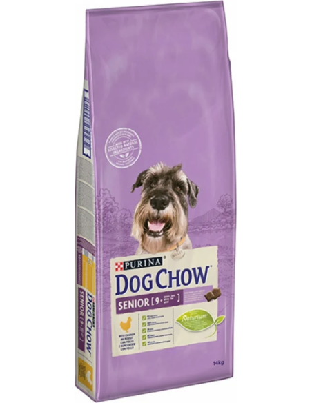 Dog food DOG CHOW mature senior chicken 14 kg.