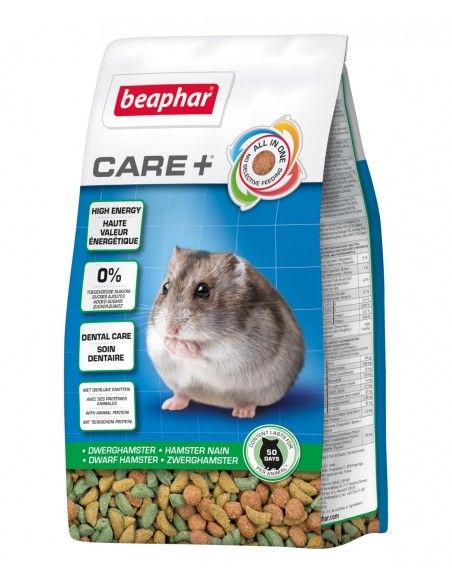 Aliment complet pour hamster nain ou russe CARE + BEAPHAR 700 gr