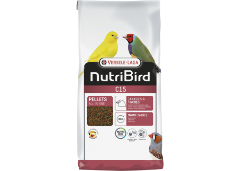 Pienso de mantenimiento NUTRIBIRD C15 3 KG para canarios y pequeñas aves Versele-laga - 1