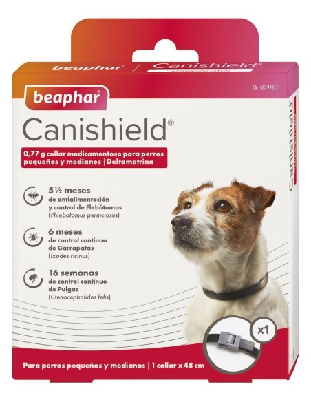 Beaphar Canishield Chien Petit et Moyen - 48 cm