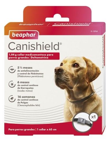 Beaphar Canishield Chien Petit et Moyen - 65 cm