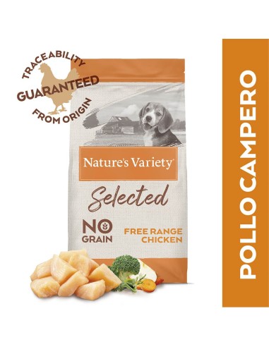 Pienso perros adultos Nature´s Variety Selected: pollo, para cachorros