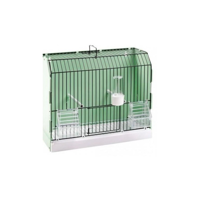 Cage d’exposition ou concours pour canaris 2GR vert avec façade noire 2gr - 1