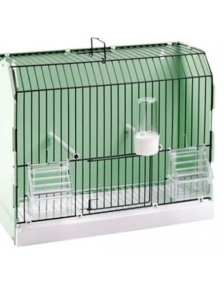 Exhibition or contest cage for canaries 2GR green with black front 2gr - 1