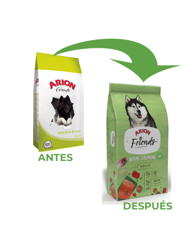 pienso para perro ARION Friends Vital Salmón & Rice 3 kg ARION - 1