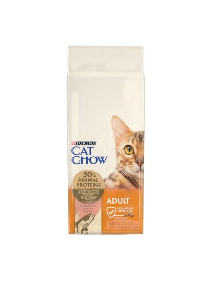 Pienso Purina para gatos CAT CHOW con salmón 1,5 kg