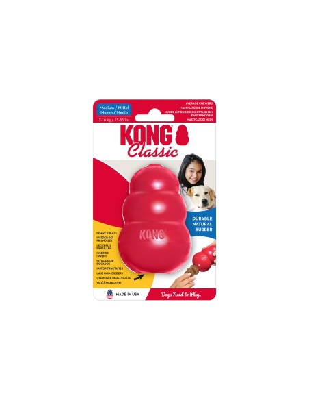 Comprar juguete para perro rojo Kong Classic talla M