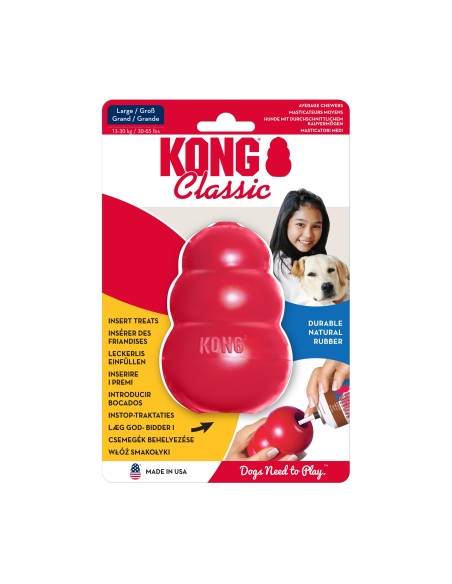 Acheter jouet pour chien rouge KONG Classic taille L