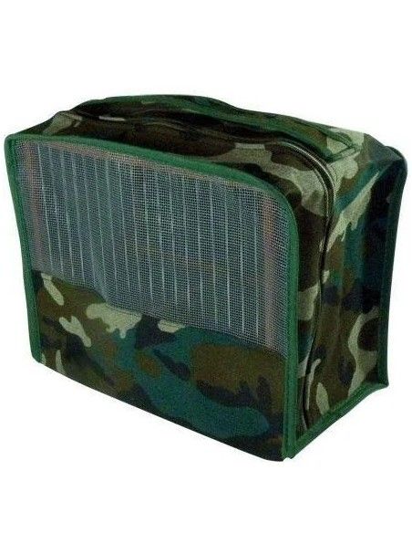 Housse pour camouflage tissu cages de silvestrisme avec grille