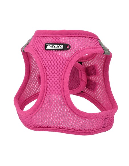 arnés transpirable para perro NAYECO FUCSIA talla XXXS 26-30 cm