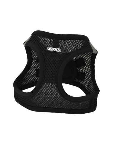 arnés transpirable para perro NAYECO negro talla XS 35-40 cm