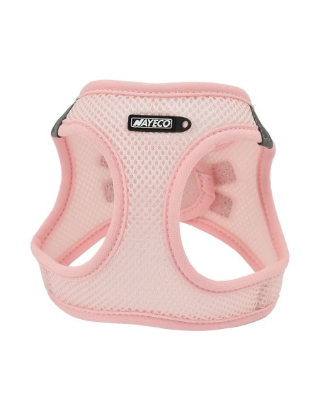 harnais respirant pour chien NAYECO rose taille XS 35-40 cm