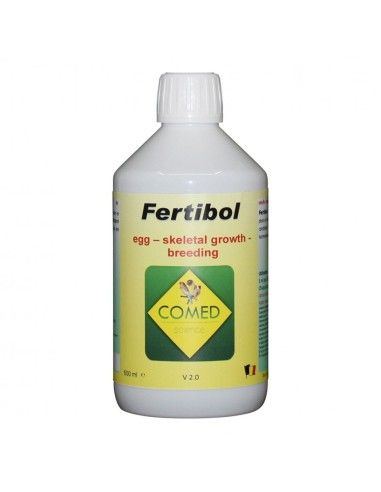 Compuesto vitamínico rico en calcio FERTIBOL BIRD para aves 500 ml