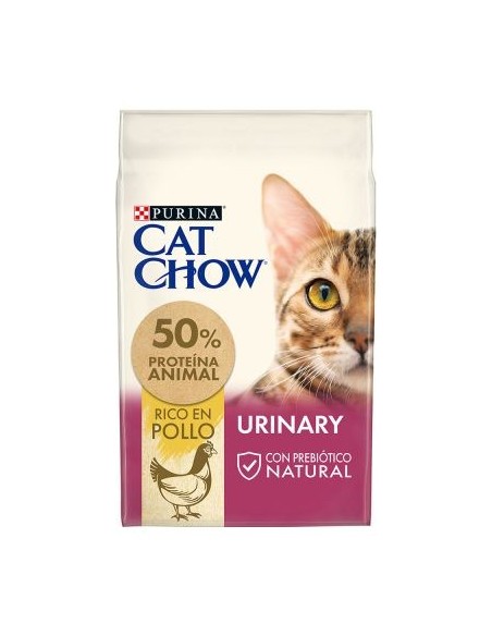 PURINA CAT CHOW Gatos Adultos Cuidado Tracto Urinario Pollo 1,5kg