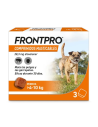 Frontpro Antiparasitario Para Perros, 3 Comprimidos Masticables 4-10 Kg (M)