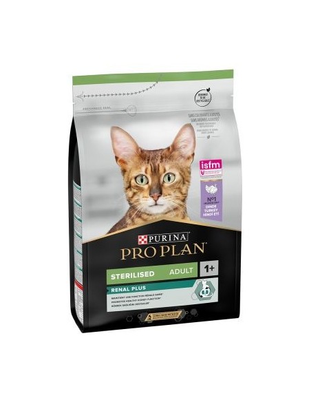 Purina Pro Plan Stérilisé Adulte Renal Plus dinde pour chats