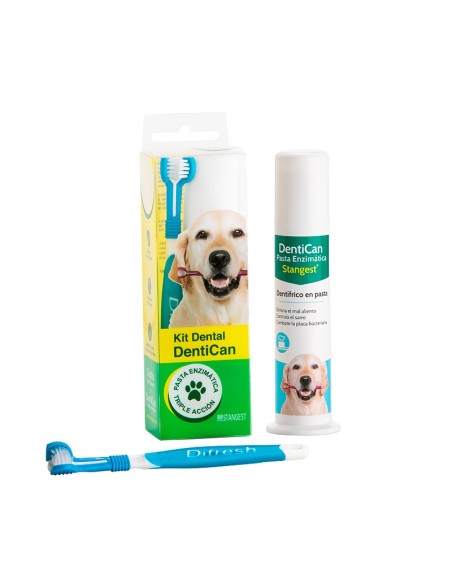 Kit Dental para perros con pasta enzimática Stangest