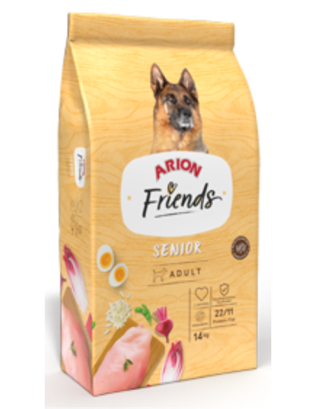 Arion Senior 22/9 is a complete food for dogs over 7 years old.