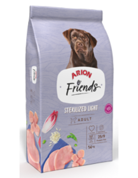 Sterilized dog food ARION sterelized light 14 kg