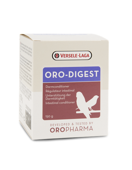 ORO DIGEST VERSELE LAGA mejora la flora intestinal para aves 150 gr.